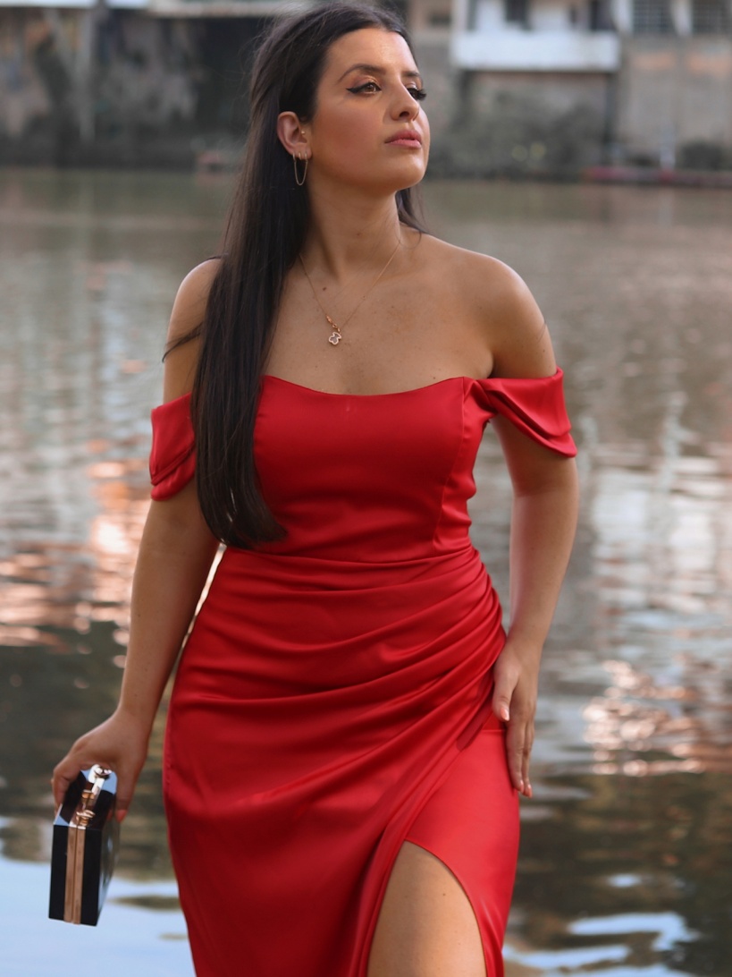 KTL - DRESS 'VITORIA' IN RED