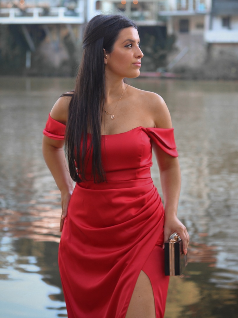 KTL - DRESS 'VITORIA' IN RED