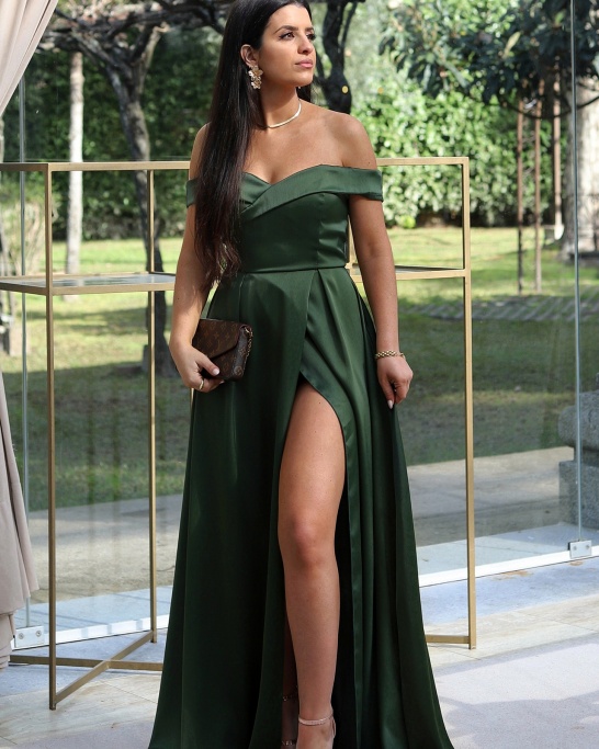 KTL - VESTIDO 'AMARI' VERDE OLIVA