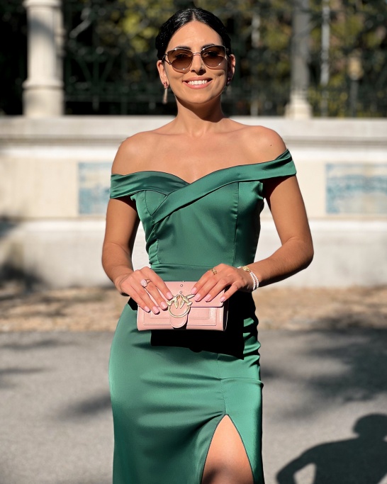 KTL - DRESS 'NICOLETTE' IN GREEN