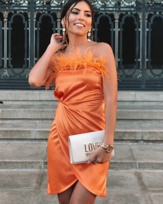 KTL - DRESS 'VALERIE' IN ORANGE