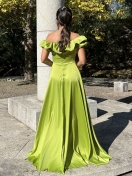 KTL - DRESS 'CIARA' IN LIME GREEN
