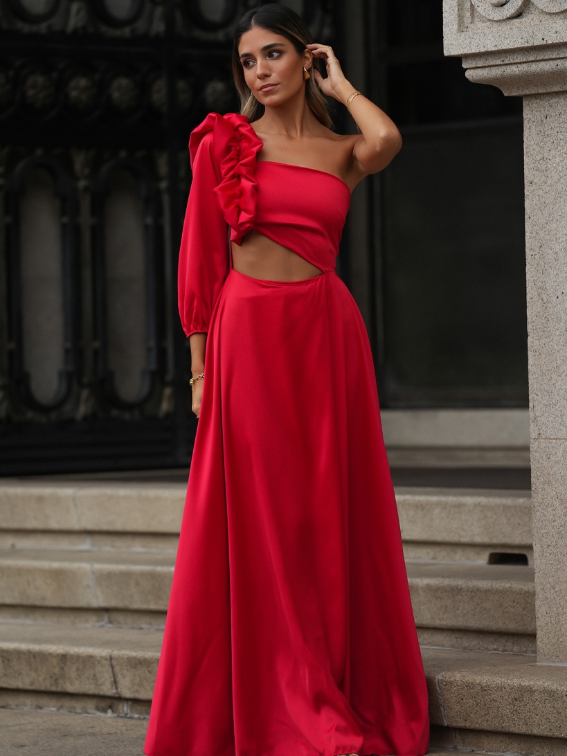 KTL - DRESS 'JOLENE' IN RED