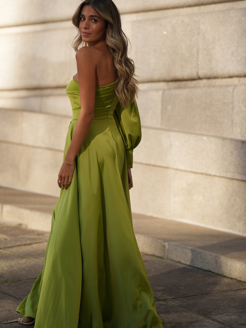 KTL - VESTIDO 'FIRENZE' VERDE LIMA