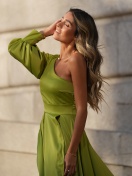 KTL - VESTIDO 'FIRENZE' VERDE LIMA