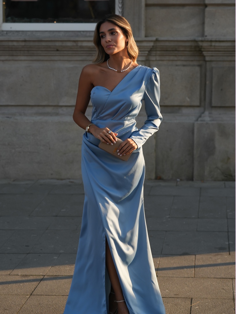 KTL - VESTIDO 'GARDNIA' AZUL SERENITY