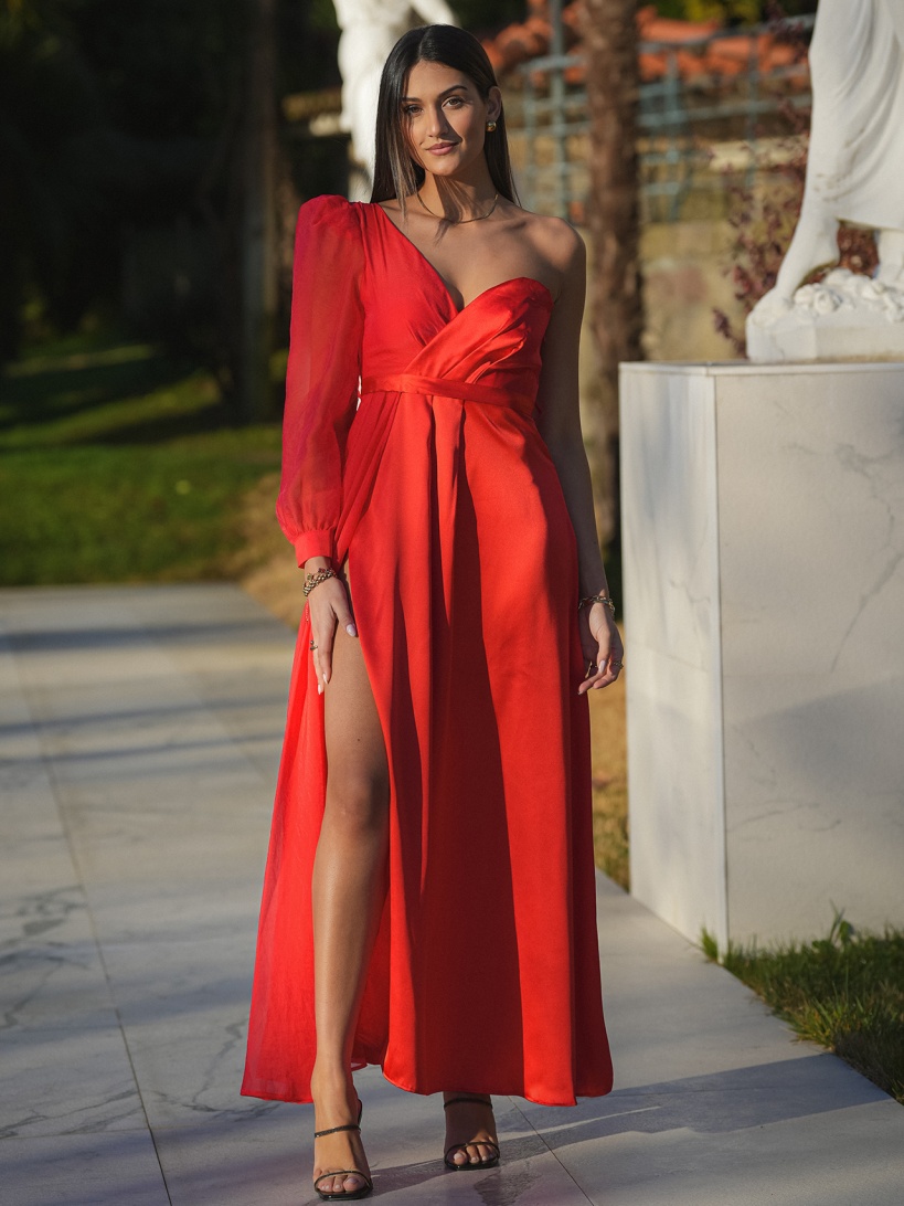 KTL - DRESS 'SOLEIL' IN RED