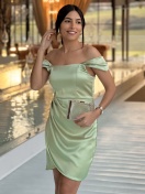 KTL - DRESS 'LULU' IN SALVIA GREEN