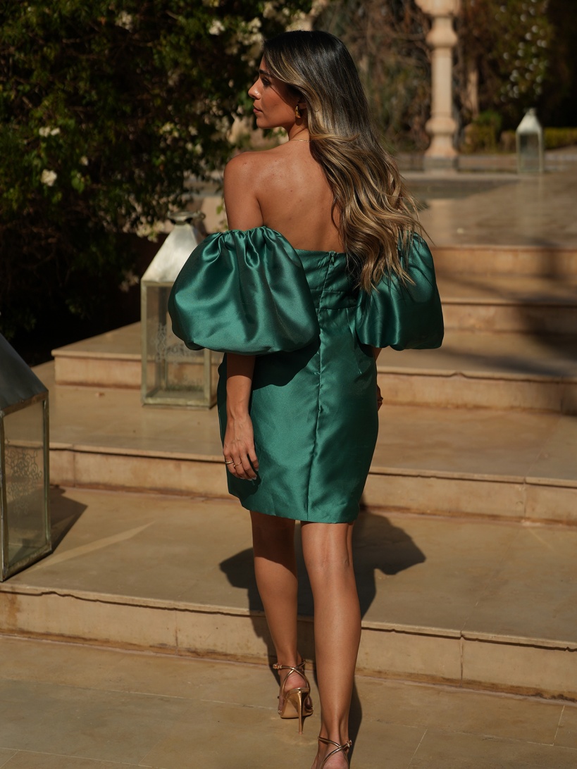 KTL - DRESS 'ANITA' IN EMERALD GREEN