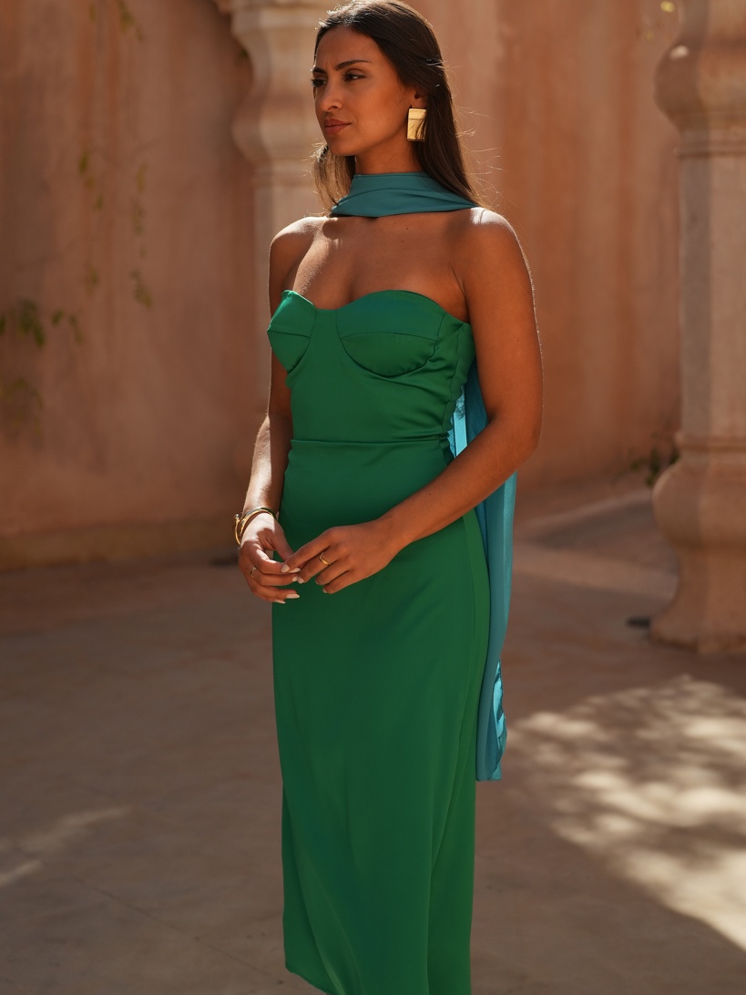 KTL - DRESS 'MARLA' IN EMERALD GREEN