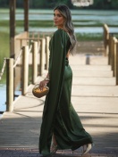 KTL - DRESS 'GABRIELLE' IN OLIVE GREEN