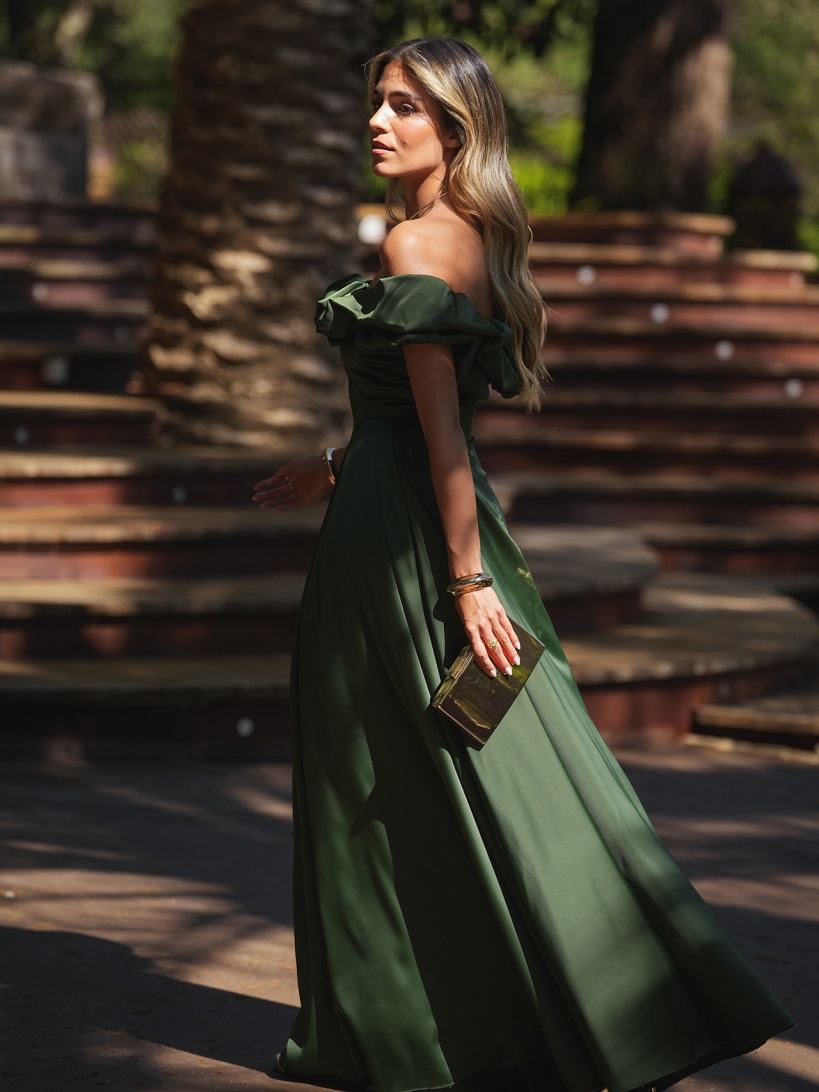 KTL - DRESS 'MARYA' IN OLIVE GREEN