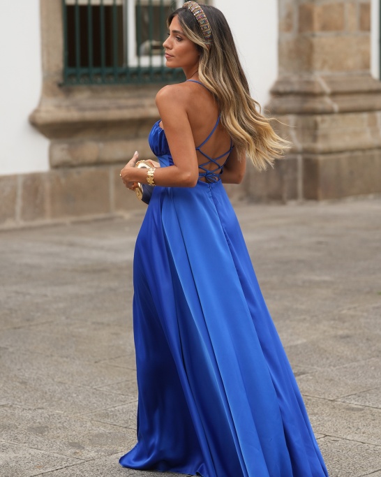 KTL - DRESS 'SASA' IN ROYAL BLUE