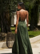 KTL - DRESS 'SASA' IN OLIVE GREEN