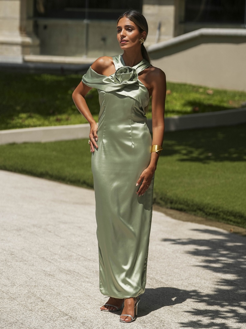 KTL - DRESS 'MAGDALENA' IN SALVIA GREEN