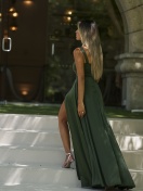 KTL - DRESS 'ALBA' IN OLIVE GREEN