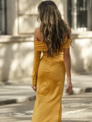 KTL - DRESS 'MONACO" IN MUSTARD