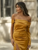 KTL - DRESS 'MONACO" IN MUSTARD