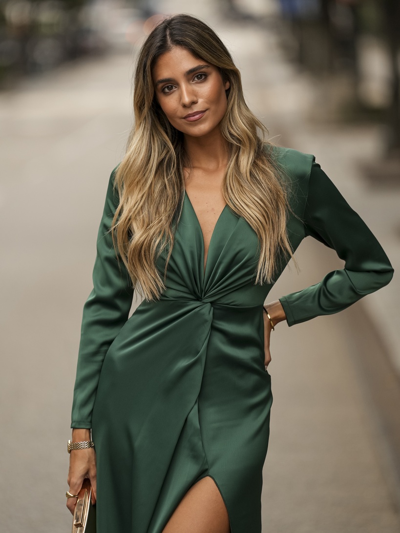 KTL - DRESS 'MADELEINE' IN GREEN