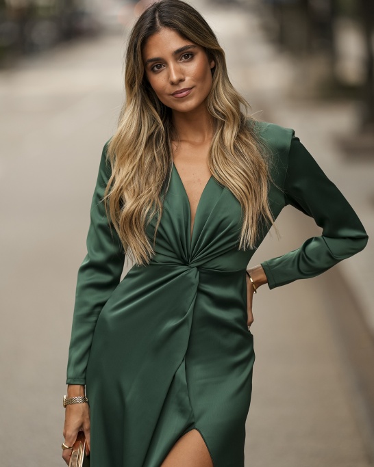 KTL - DRESS 'MADELEINE' IN GREEN