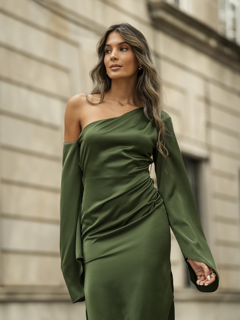 KTL - VESTIDO 'MARGOT' VERDE OLIVA