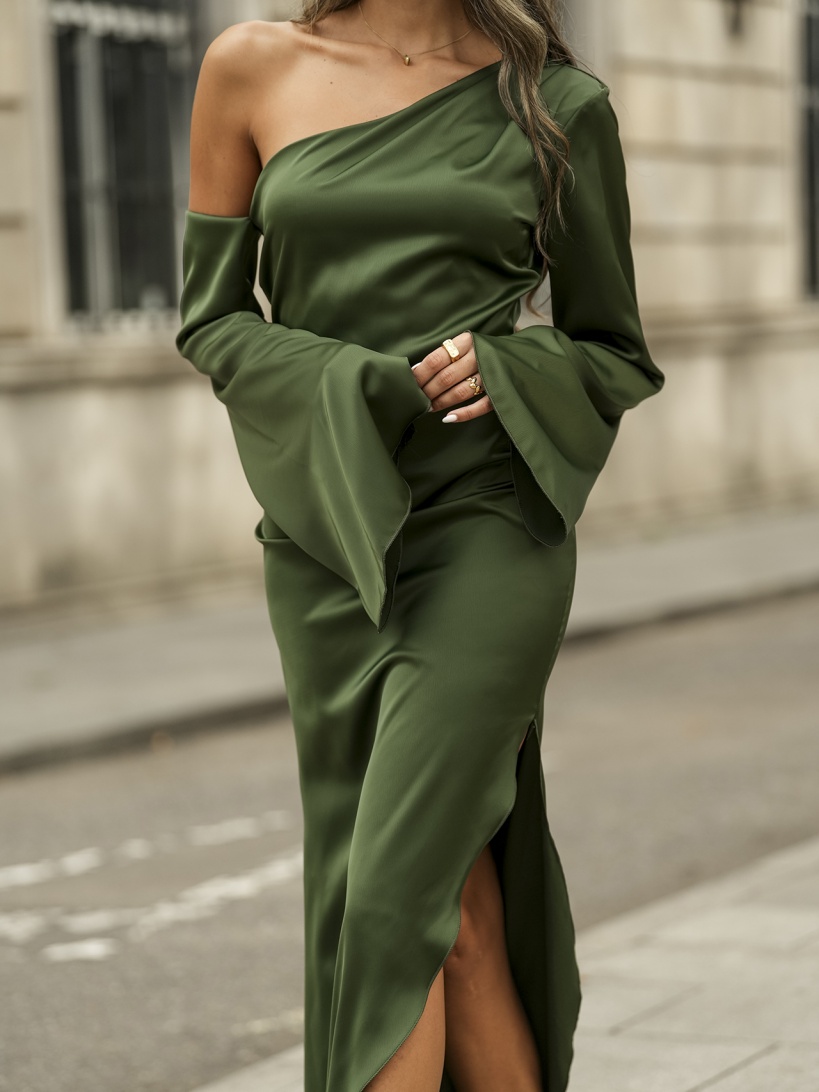 KTL - DRESS 'MARGOT' IN OLIVE GREEN