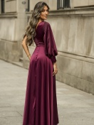 KTL - DRESS 'FIRENZE' IN BURGUNDY