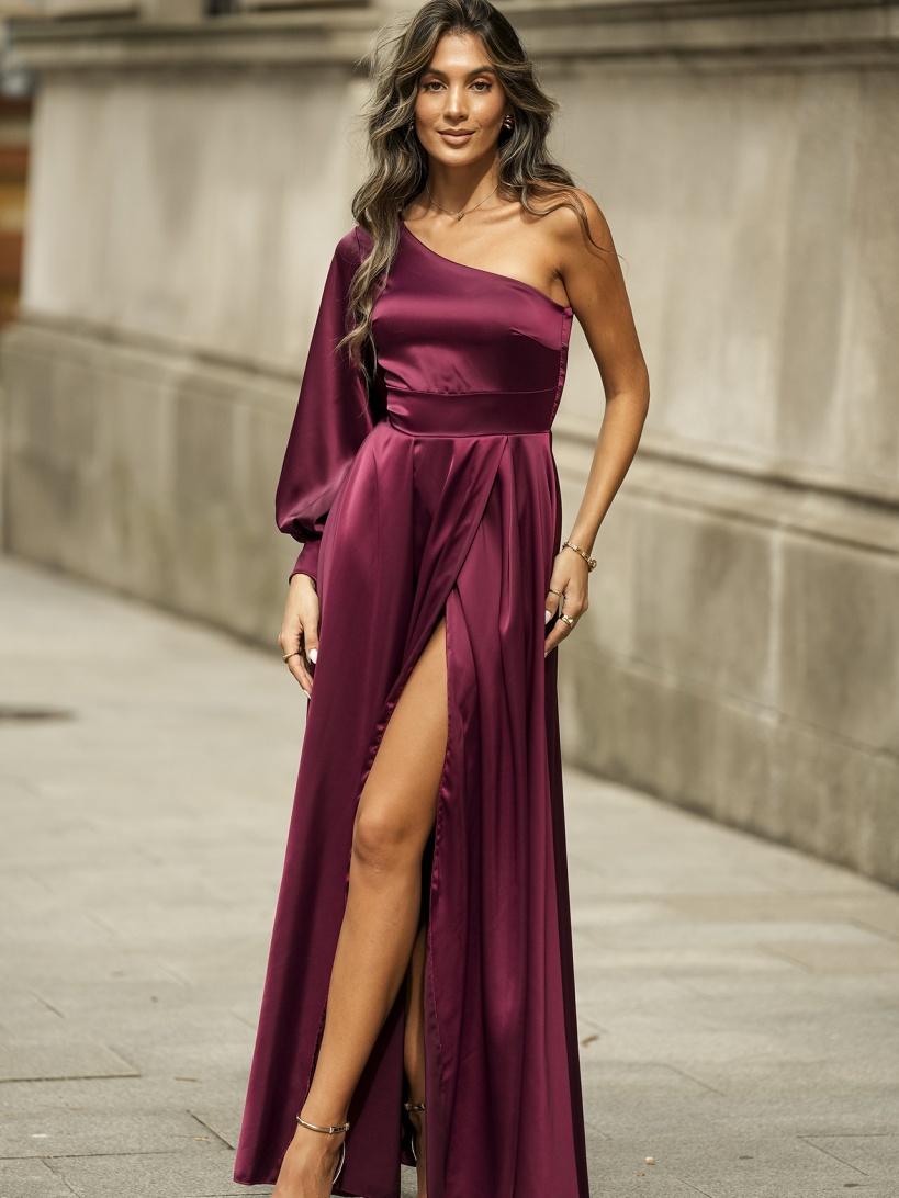 KTL - VESTIDO 'FIRENZE' BURGUNDY