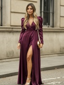 KTL - DRESS 'SAFIRA' BURGUNDY