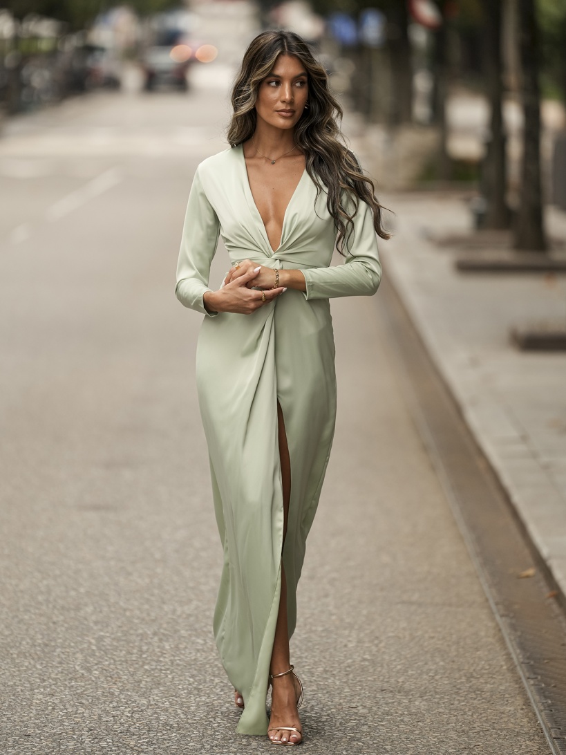 KTL - VESTIDO 'MADELEINE' SAGE GREEN